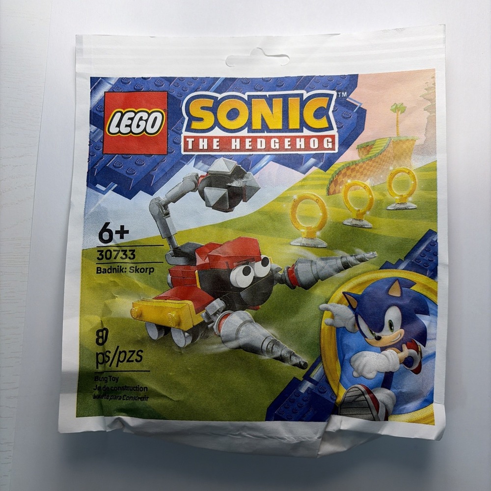 LEGO Sonic the Hedgehog 30733 Badnik Skorp Polybag Set 80 Pieces Ages 6+ New